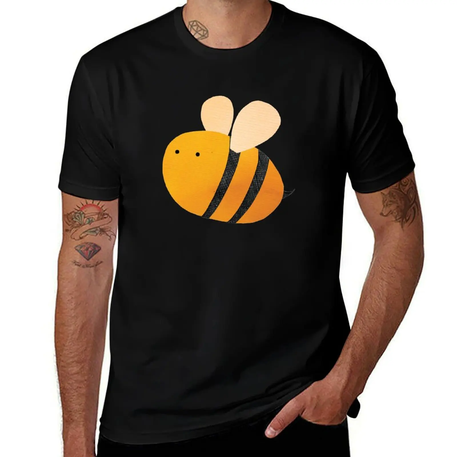 

t shirt men shirt t luxury Bee cotton man brand shirt T-Shirt 100% cotton man graphic heavy t T-Shirt