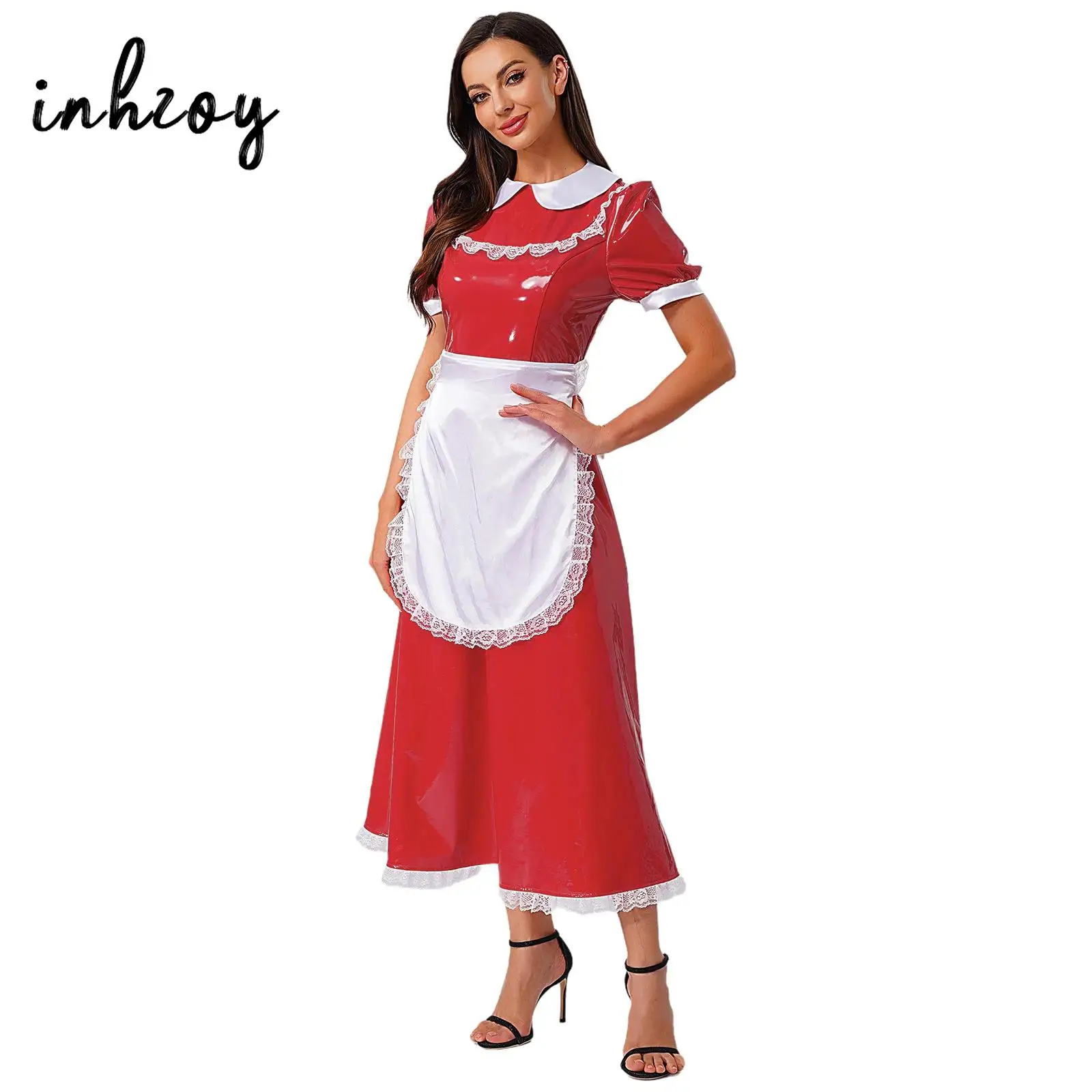 #33 Most Popular Maid Costume Dresses with Apron Sets