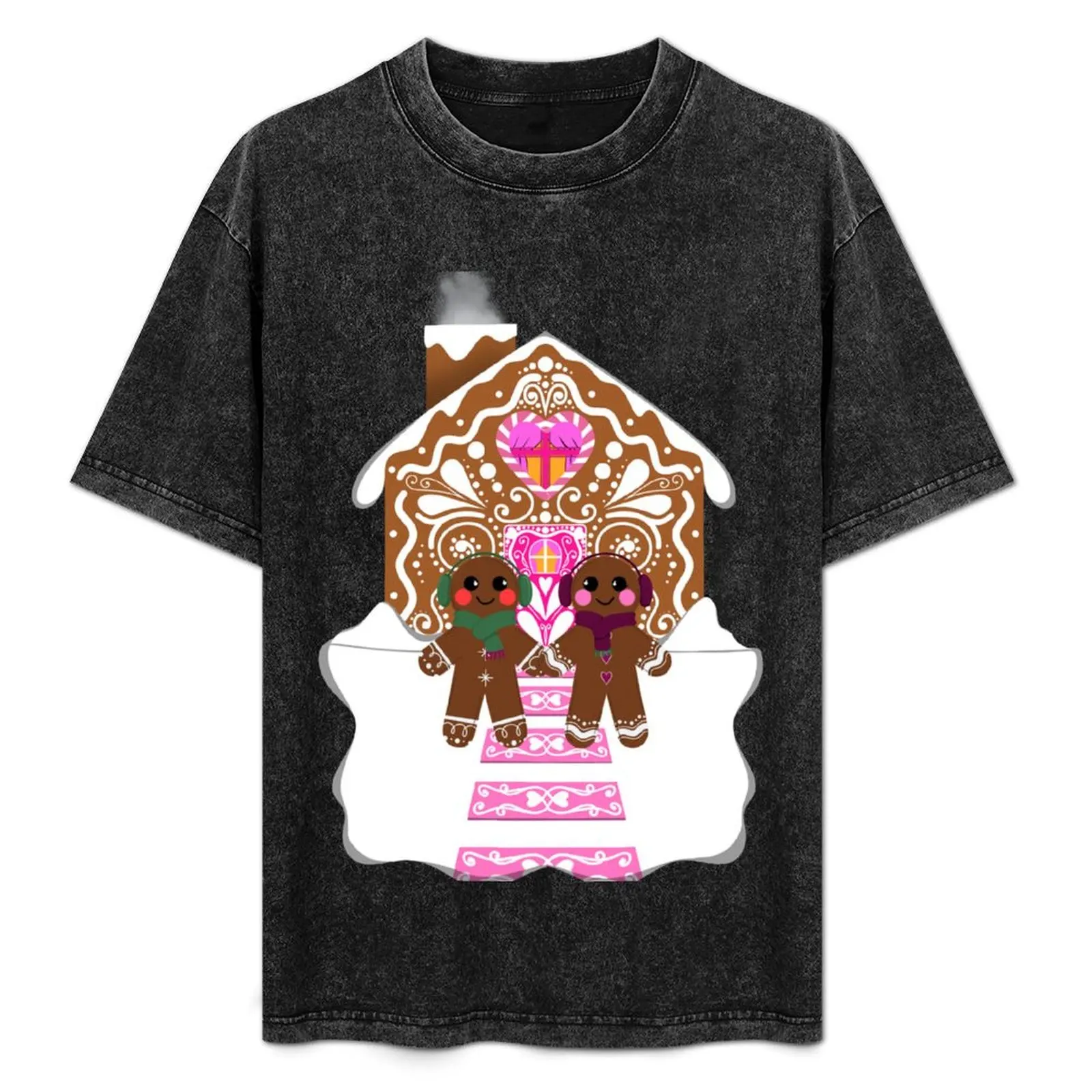 

Gingerbreads forever T-Shirt cute clothes Man t-shirt funny shirt cotton affliction shirts mens cotton t shirts