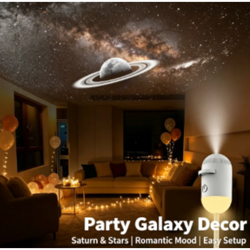 Star Projector Night Light Dimmable Mini Starry Sky Projector Lamp Indoor Ambience Light for Car Bedroom Bar Holiday Decoration