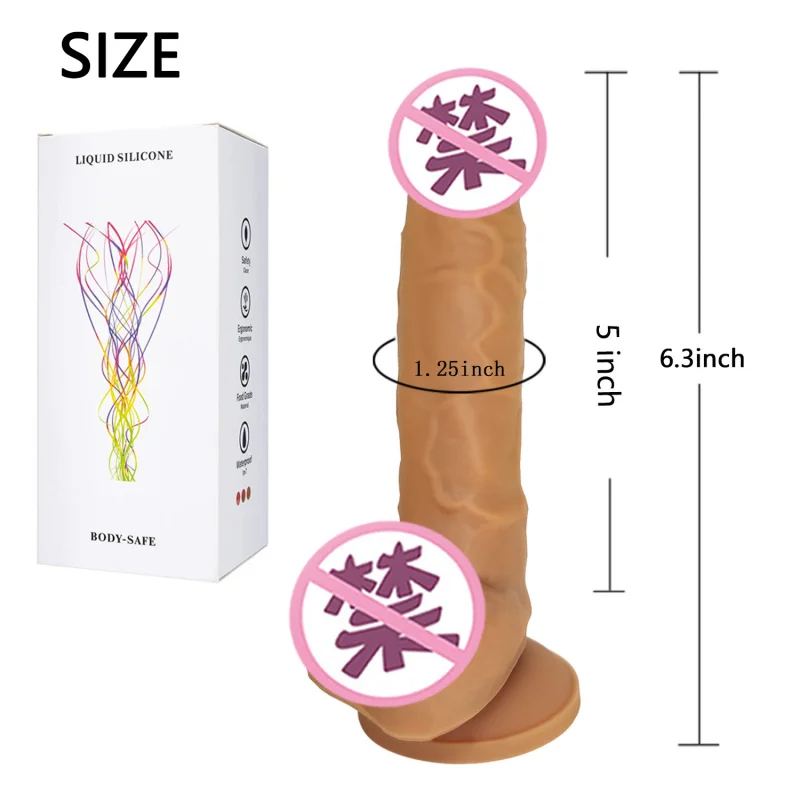 Foreign Trade Popular Style European and American Simulation Penis Women's Masturbation Device Adult Sex Product Dildo Factory i