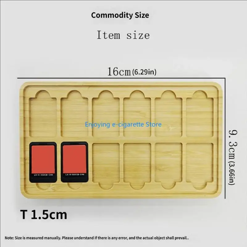 Spiel Patrone Fach Mit Acryl Staub Abdeckung Kratzfeste Spiel Karte Tragen Fall für NS 12 Slots Lagerung Box Y4QF – Detail 6