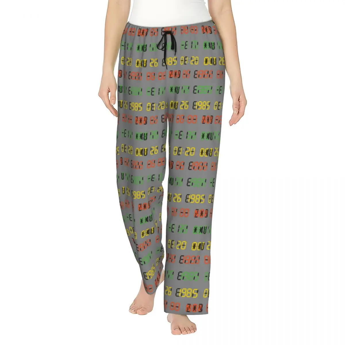 

Ladies Pajama Pants Time Circuits Back To The Future Lounge Pants Comfy Pj Bottoms
