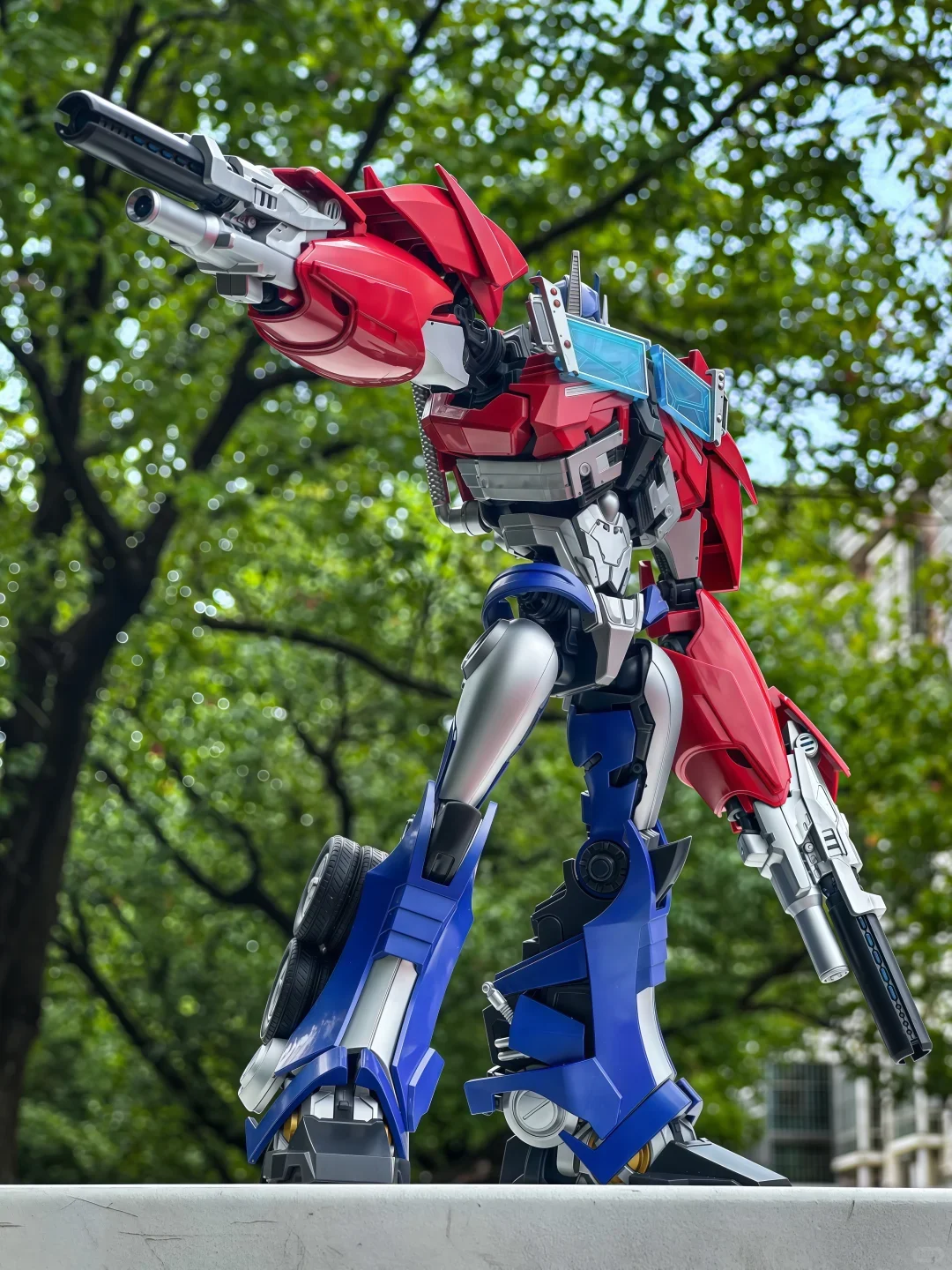 NEW Blokees Optimus Prime Transformers Prime Legend Version Poseable Tarn Megatron Assembled Action Figure Multiple Weapons Gift - view 6