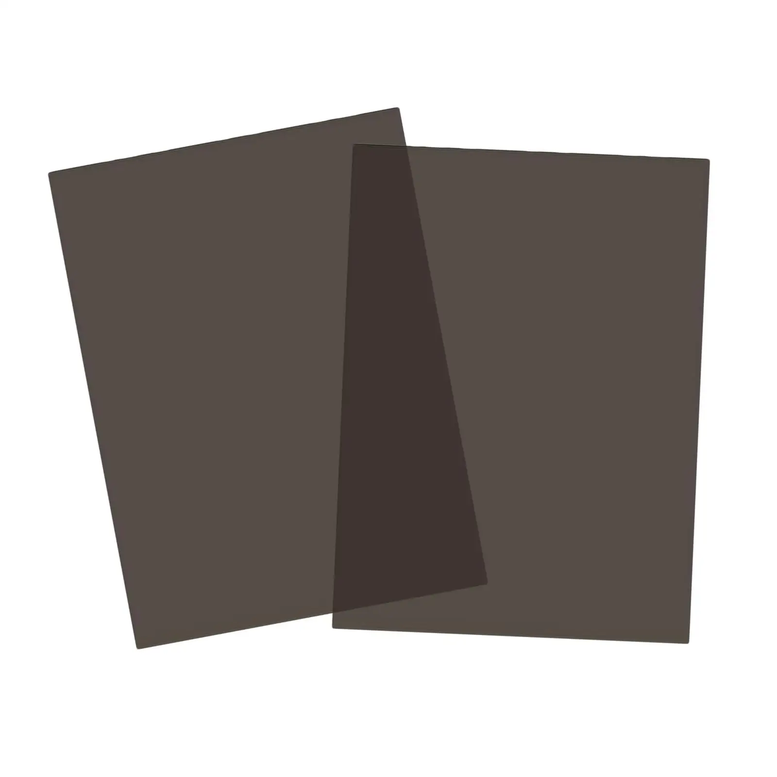 2x прозрачный лист из ПВХ, портативный легкий многоцелевой пленочный лист, прозрачный лист из ПВХ, лист для поделок, DIY трафарет для резки