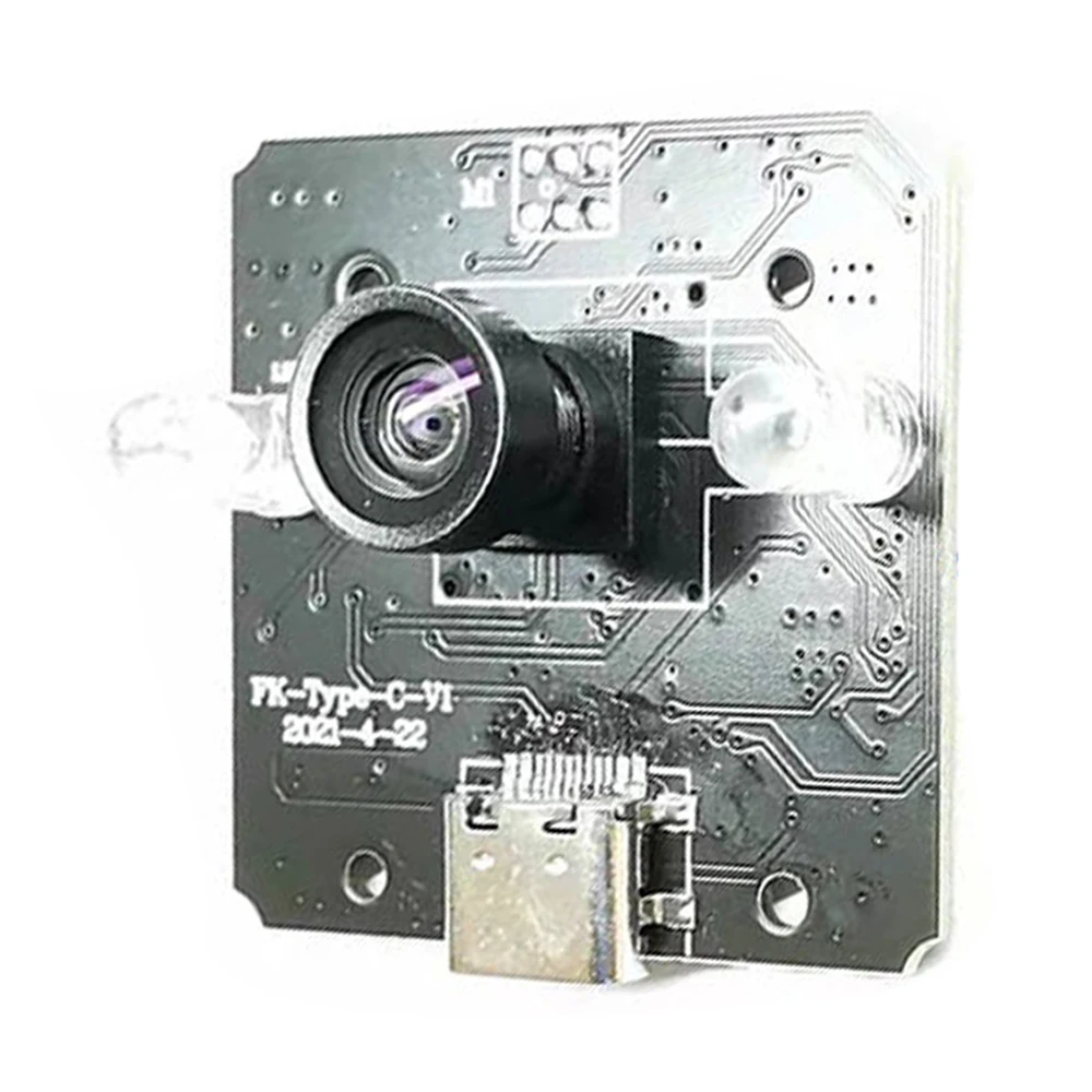 USB Camera Module GC2145 COMS Sensor Chip with Fill-in Light 2 Million Pixel 60 160 3.6 M12 Lens USB Drive Free Type-C Interface