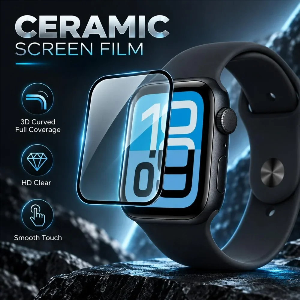 1-5Pcs Composite Film Screen Protector for Apple Watch Ultra4 Anti-scratch Ceramic Film for Apple Watch Ultra 4 49MM Not Glass