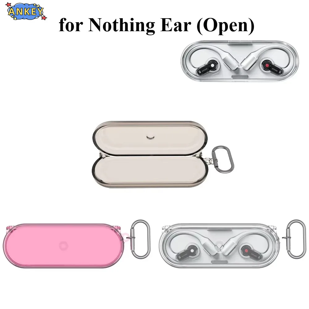 for Nothing Ear (Open) Case Flexible Headphone Protective Cover Shockproof Shell Washable Housing Antidust Sleeve Enclosure Skin