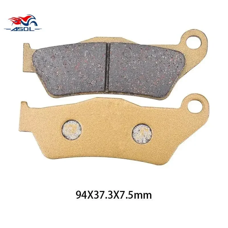 250cc-630cc Ceramic Front Rear Brake Pads For HUSQVARNA Motorcycle TE511 TE630 FE250 FE350 FE450 FE501 1261170005 1261170004