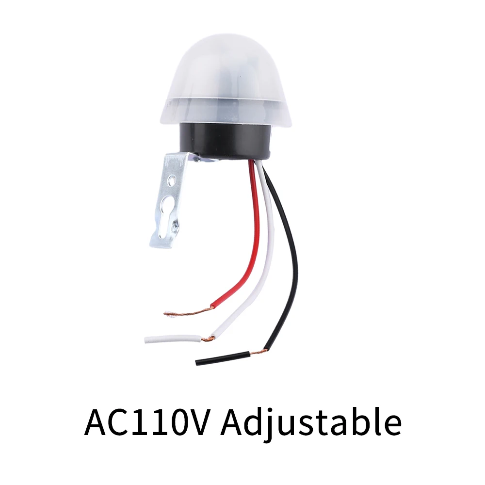 Automatic On Off Photocell Street Light Switch DC 12V AC 110V 220V Waterproof Photo Control Sensor Switch Power Supply