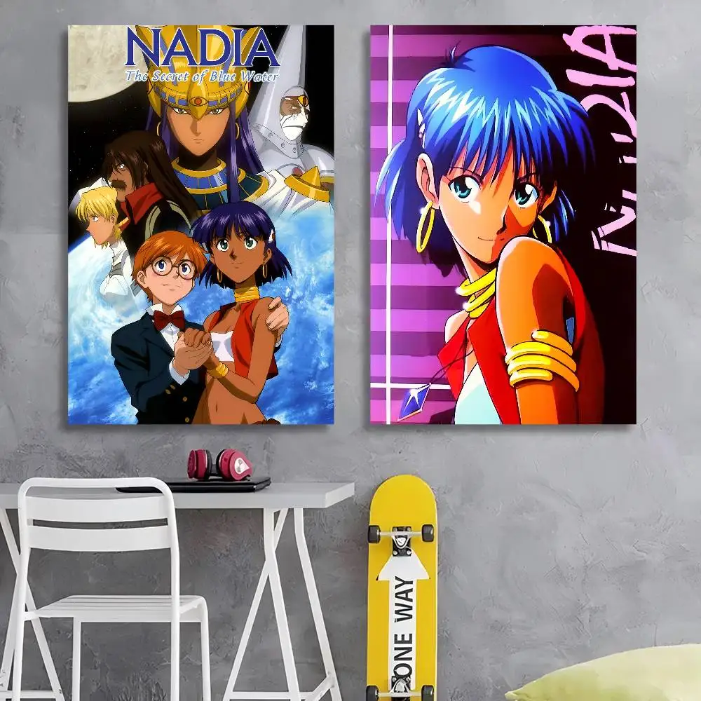 ناديا سر المياه الزرقاء أنيمي DIY لزجة المشارك خمر غرفة بار مقهى ديكور ديكور المنزل