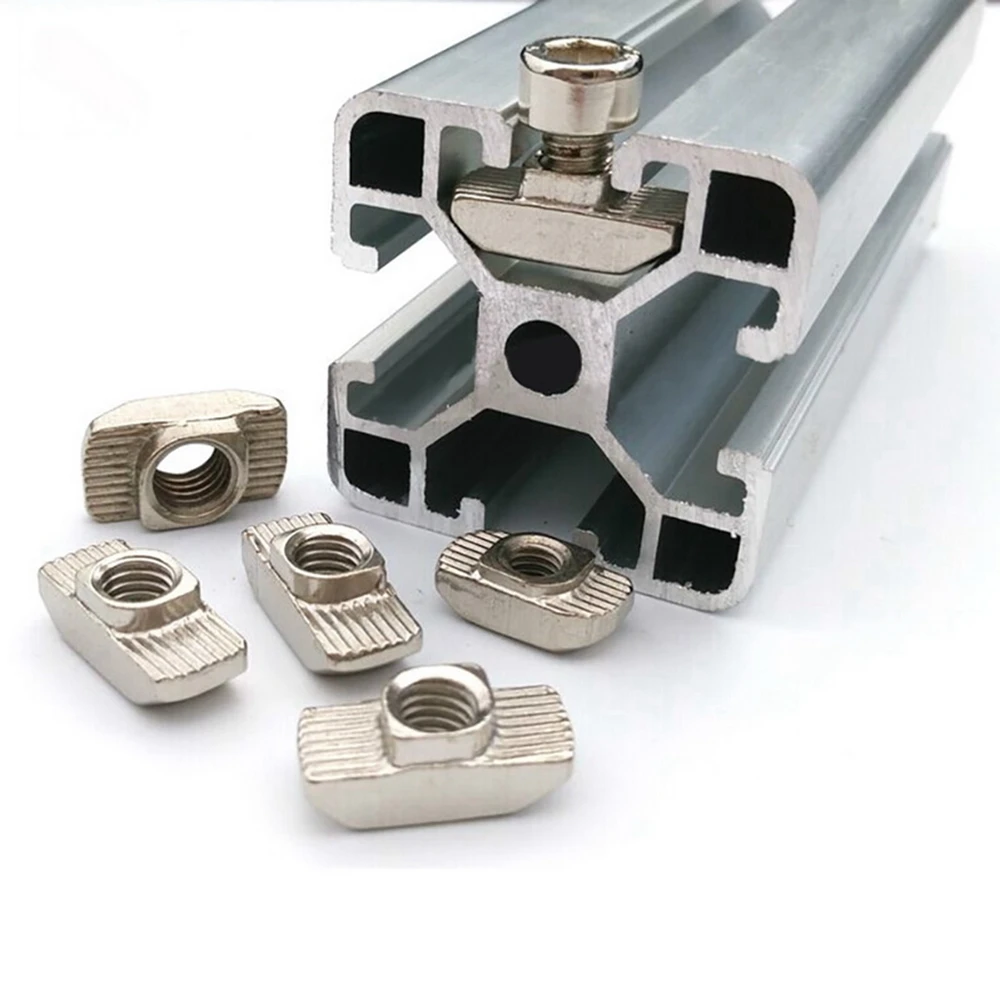 

Size For 2020 3030 4040 4545 Series Home Improvement Carbon Steel T-Slot Aluminum Profiles Nuts Fasteners Thread T Nut Hardware
