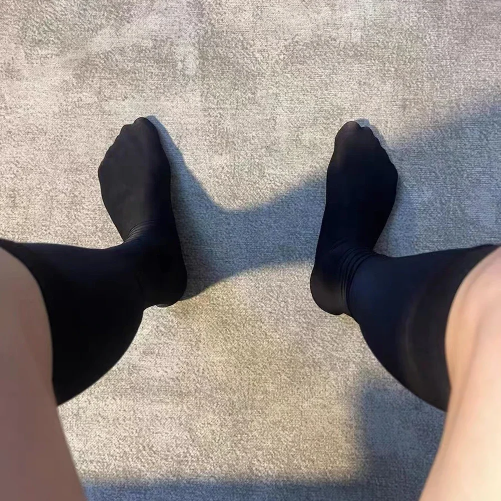 

Men Oil Thin Lightweight Socks Daily Business Formal High Length Comfortable Dress Socks Nylon Casual Breathable Male Stocking