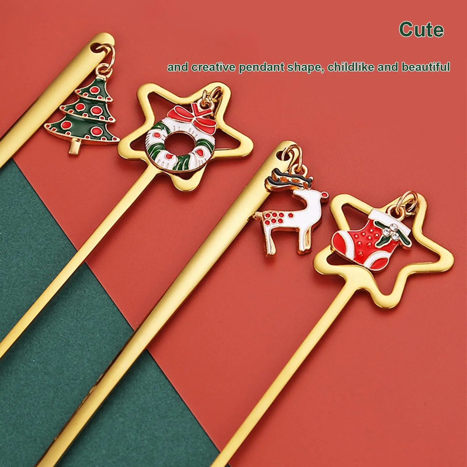 

Christmas Stirring Spoons 4 Pieces Stainless Steel Festive Flatware Holiday Dessert Spoons For Kitchen Home Cook Party Planner