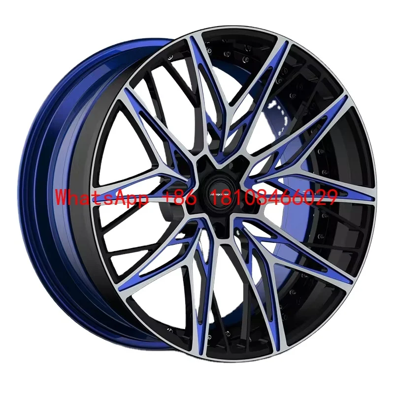 

Комплект из 3-х кованых колесных дисков высокого качества, легкосплавные диски 16, 17, 18, 19 дюймов, двухсоставные