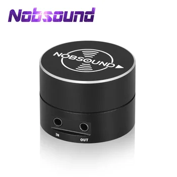 Nobsound מיני 3.5mm נפח בקר ידית רמקול אודיו 3.5mm I/O שולחן עבודה שמאי תיבת עבור PC/מגבר/פעיל רמקולים