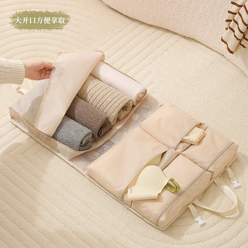 Simple Pure Color Travel Storage Hanging Bag Travel Supplies Lightweight Luggage Boarding Sorting Storage Bag