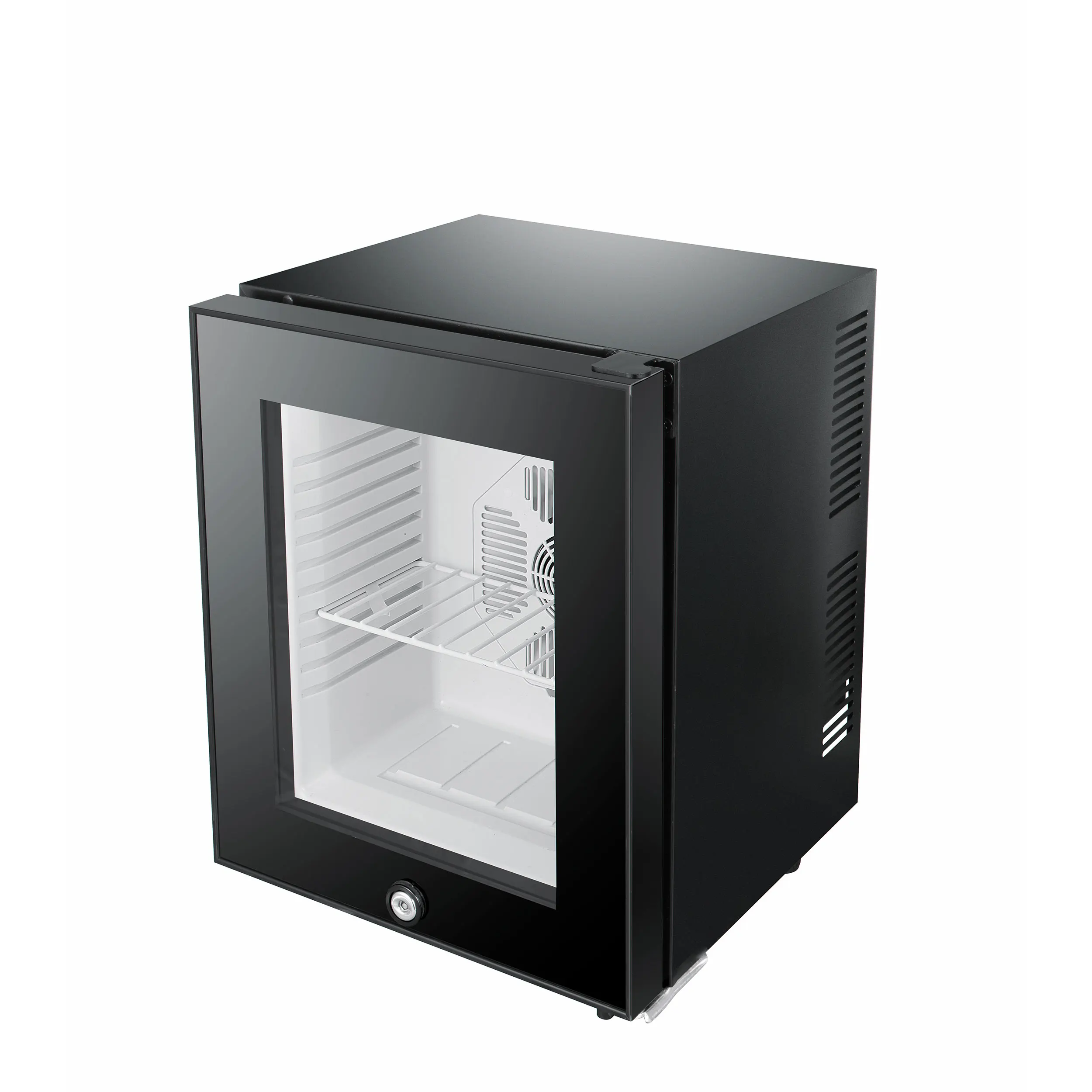 Smart Library Coloured Mini Fridge With Transparent Door Commercial Glass Display Compact Refrigerator Cosmetic Counter Top