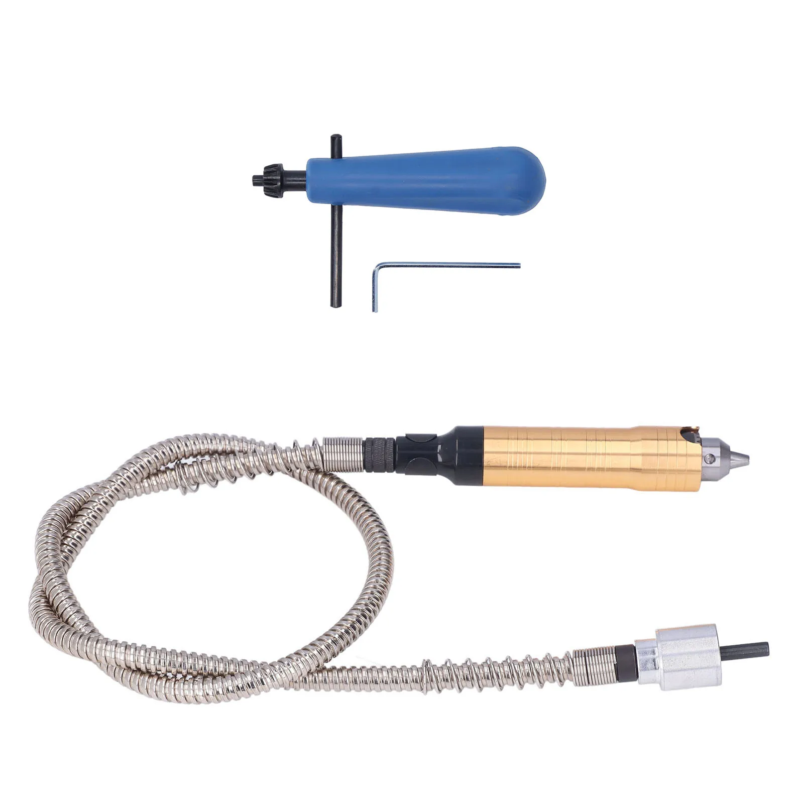 Ключ удлинительного патрона гибкого вала Удлинительный патрон гибкого вала Адаптер ключа Гибкая насадка для электрической дрели Роторная шлифовальная машина Инструмент