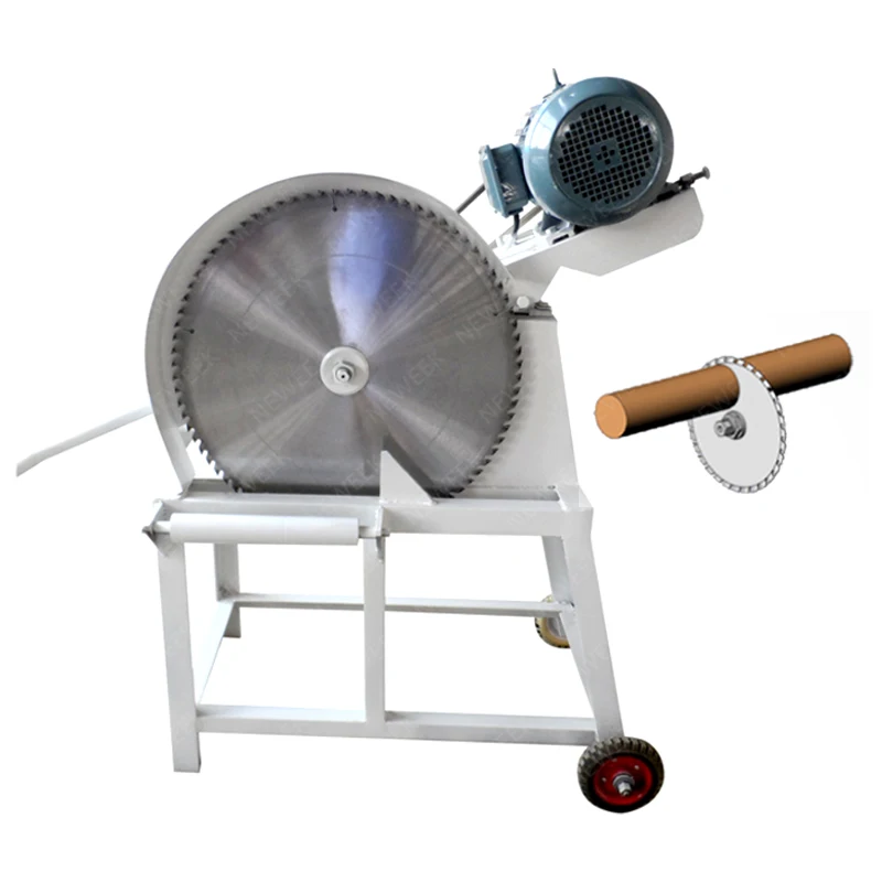 

Woodworking Small Manual Hand Push Log Power Saw Cross Cut off Saw Mill Machine Wood Cutting