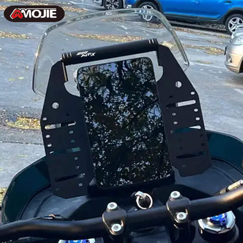 

For CFMOTO CF MOTO 800MT-X 800MTX 800 MTX MT-X 800 2024 2025 2026 Phone Stand Holder GPS Navigation Bracket Plate Extension Bar
