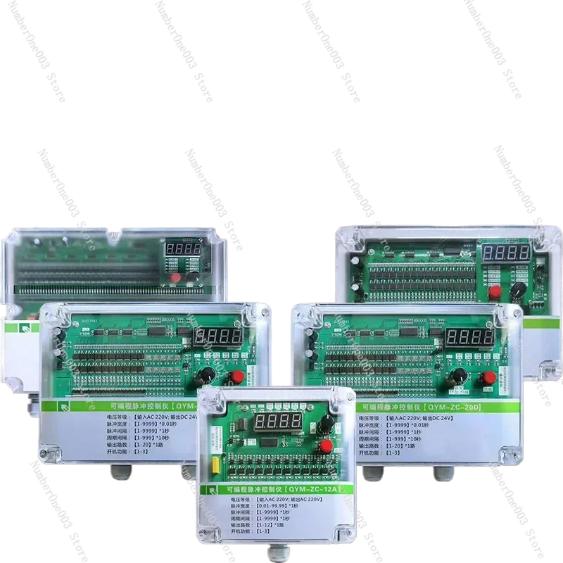 Pulse Controller Programmable Dust Removal 24V220V Solenoid Valve Cleaning Spray Controller