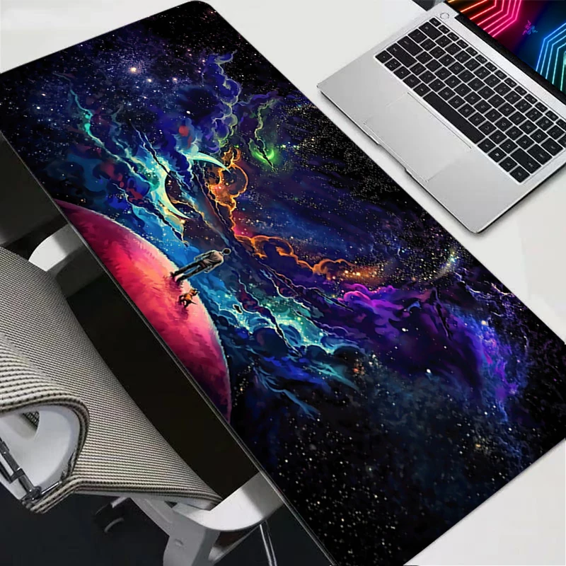 

Space Mousepad Home XXL New Large Mouse Mat MousePads Starry Sky Office Laptop Carpet Soft Anti-slip Desktop Mouse Pad Mouse Mat