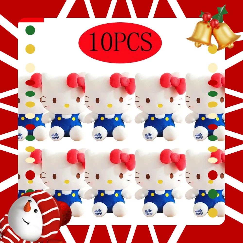 10 قطعة مرحبا كيتي ألعاب من نسيج مخملي الجلوس الموقف أنيمي مرحبا كيتي ألعاب من نسيج مخملي وسائد فتاة عيد ميلاد سانريو Kawaii دمية هدية #2