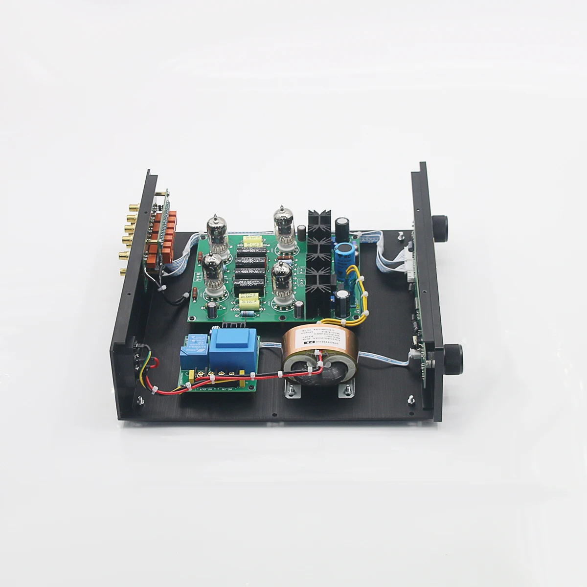 Preamplificador de Control remoto de tubo 12AU7/ECC82 actualizado, circuito de preamplificador de referencia HiFi Cary SLP-90