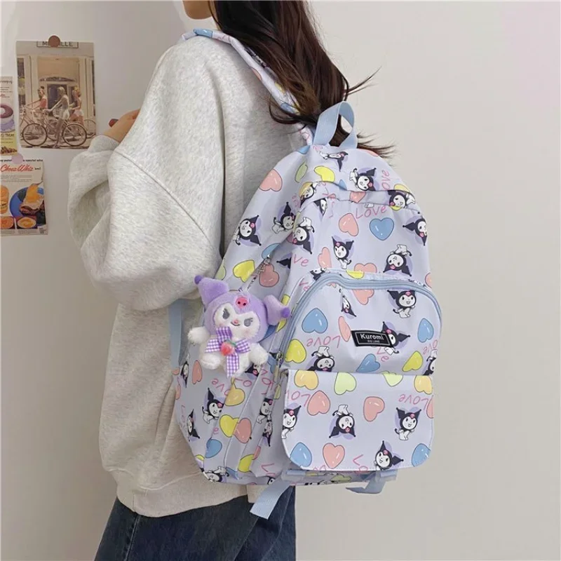 Sanrio-mochila escolar Clow M para estudiantes, gran capacidad, informal, impermeable, almohadilla de hombro, Linda mochila de dibujos animados