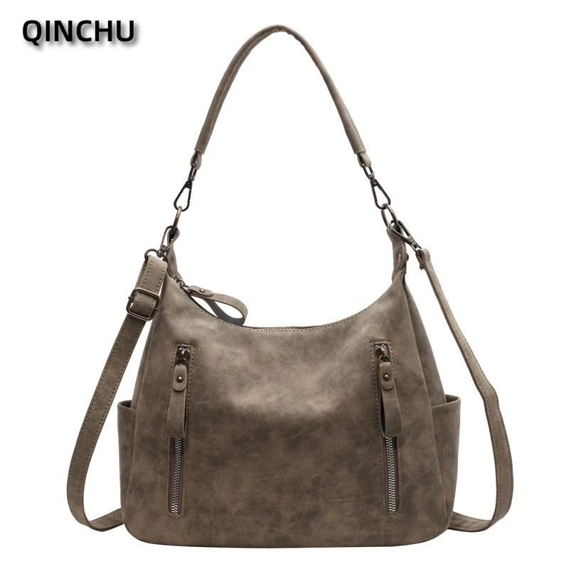 

Женская сумка через плечо QINCHU большой вместимости