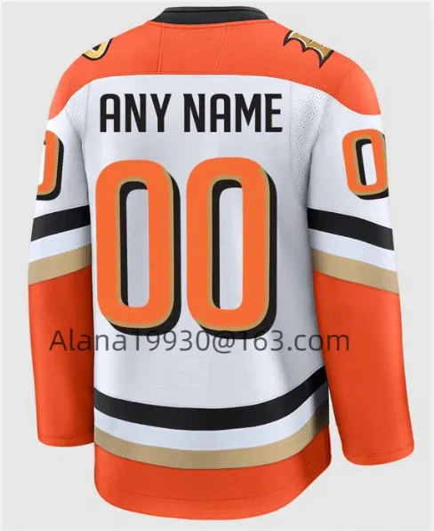 Custom New Style Jersey Trevor Zegras Teemu Selanne Ryan Getzlaf Paul Kariya Jerseys