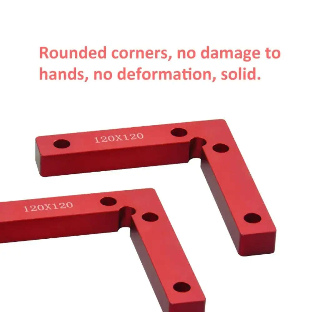 

Aluminum Alloy Right Angle Clamp Precision 90° Panel Assembly L Square Positioning Tool Joinery Tool Right Angle