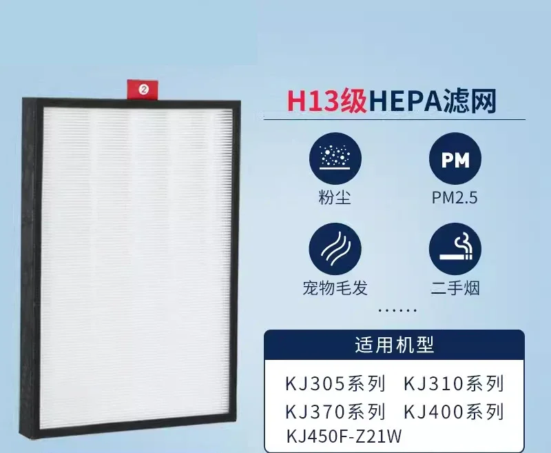 Air purifier filter element No.2 composite filter suitable for KJ400F/KJ370F