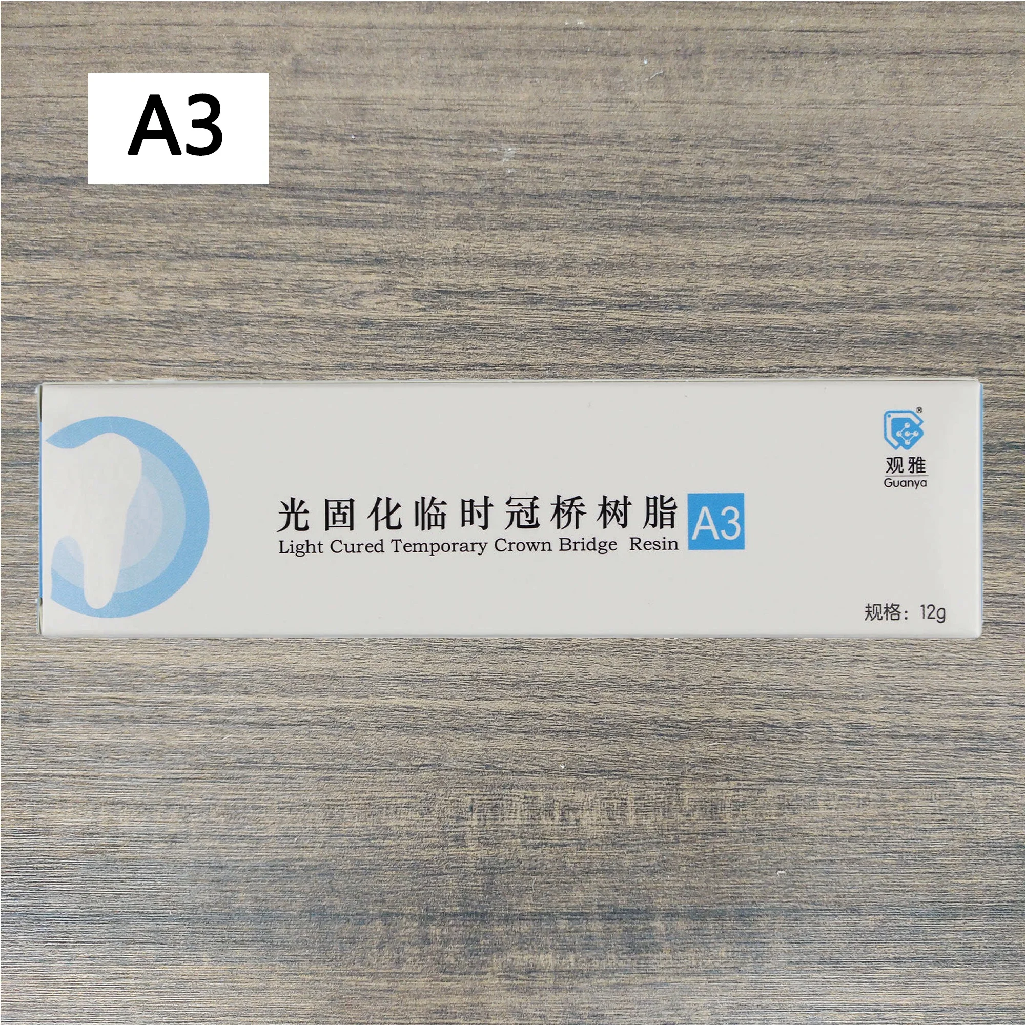 Dental Light Cured Temporary Crown Bridge Resin 12g A2 A3 Temporary Crown Resin Casting Wax For Temporary Repair