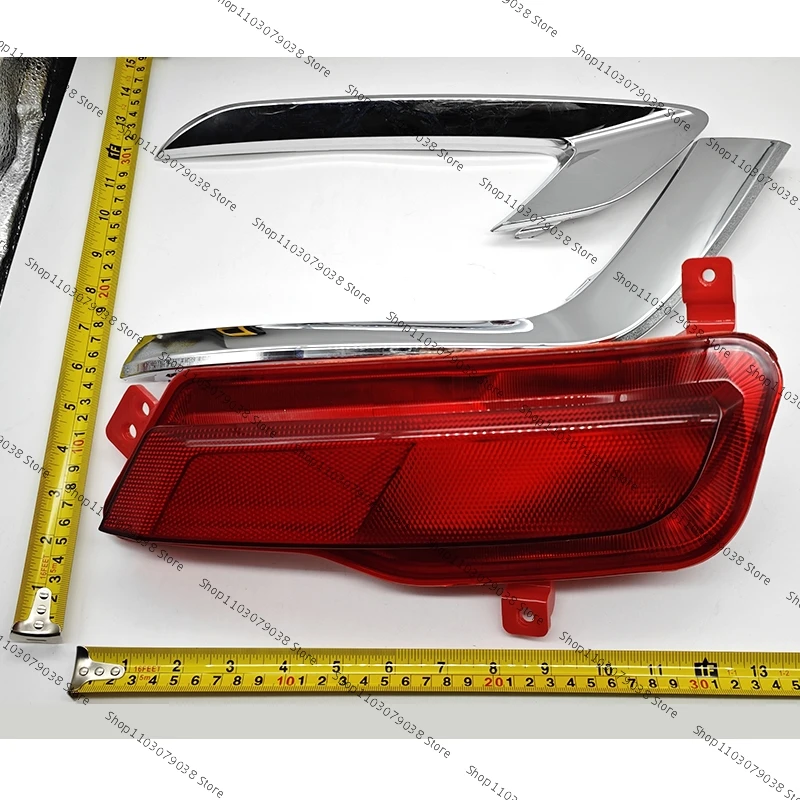For MG ZS ZS11 ZX 2017 2018 2019 Rear Bumper Light Front And Rear Fog Light Decoration Strip Glitter Reflective Sheet Decoration