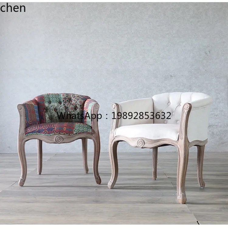 Z1  solid wood backrest chair cafe club sales office reception negotiation chair wedding photo studio makeup chair