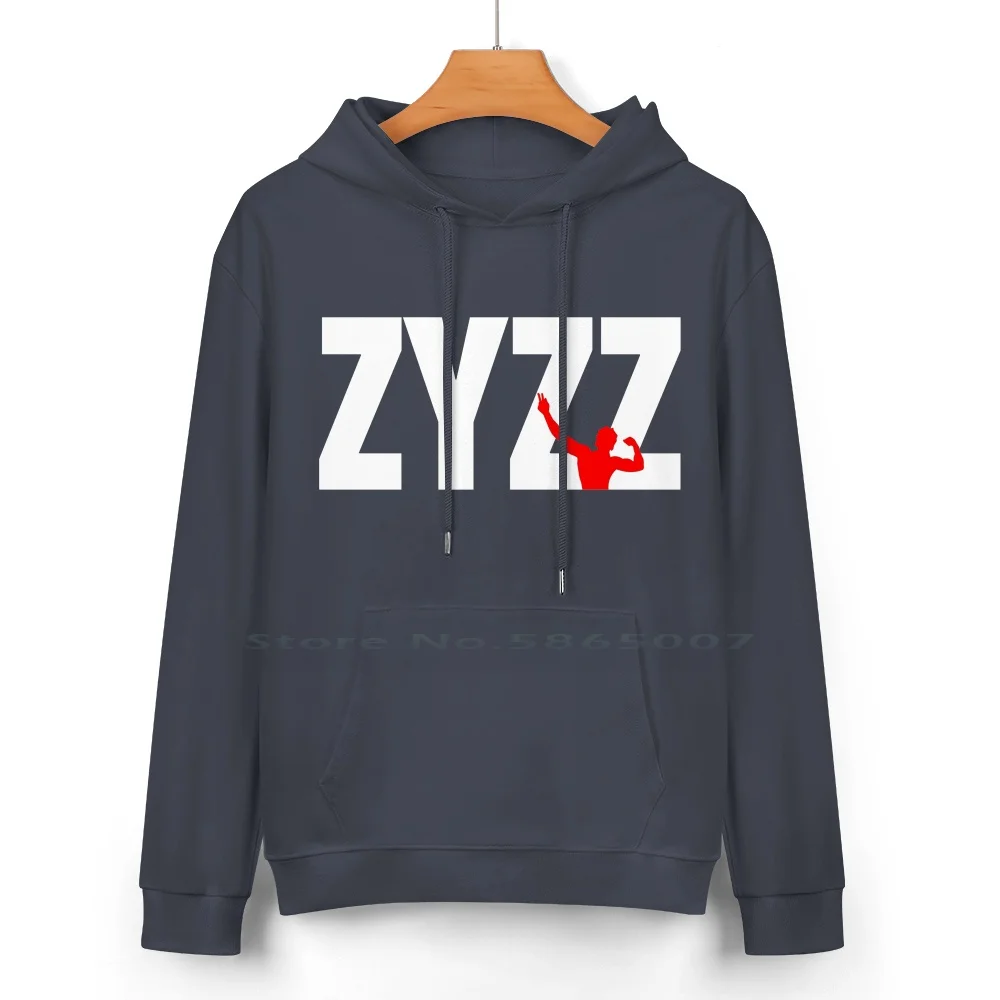 Zyzz Text Sickkunt Gym Bodybuilding Motivational Aesthetic Veni Vidi Vici Design Pure Cotton Hoodie Sweater 24 Colors Fitness