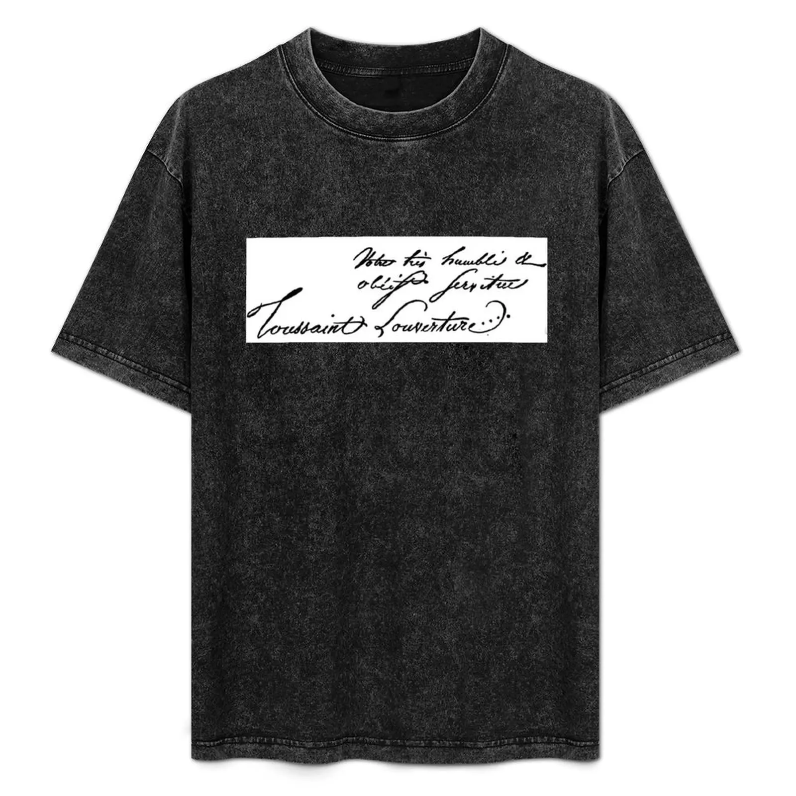 Camiseta Toussaint L'Ouverture Signature, talla grande, corte cómodo