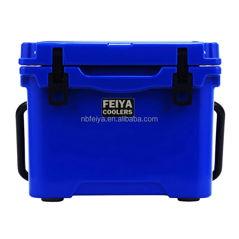 Refrigeradores rotomoldados de promoción portátil de 17 cuartos de hielo de Navidad enfriadores de caja de hielo de regalo para acampar al aire libre