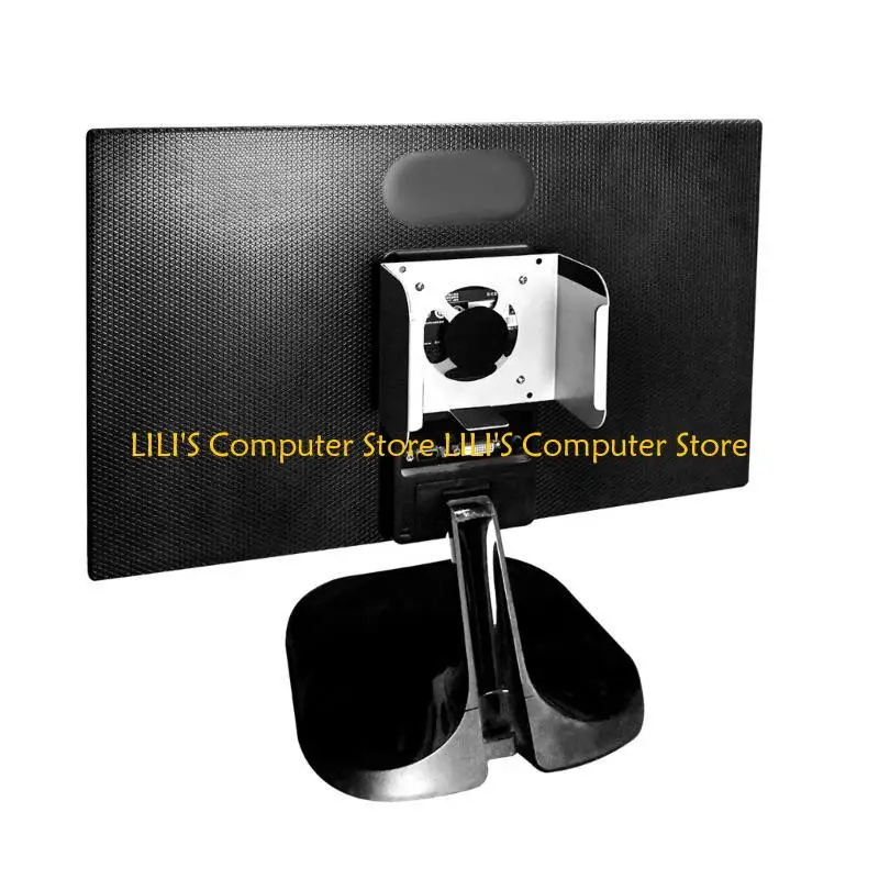 A52B Easy Installation Metall Support Halter für Mini -Desktop -Computer unter dem Schreibtisch oder hinter dem Bildschirm Mount