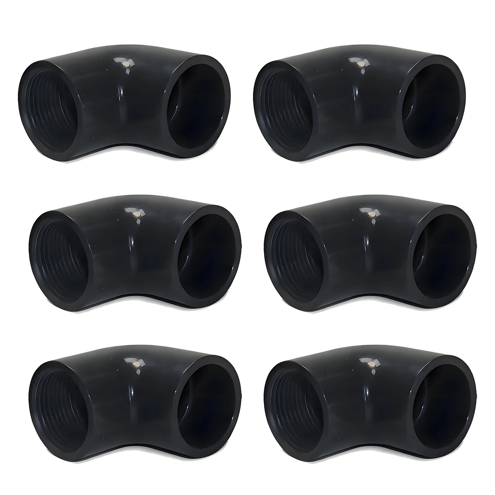 1Pcs Elbow Joint Fittings, Internal Thread Water Pipe Fittings, Semi Threaded And Semi Inserted Elbows UPVC Internal Thread