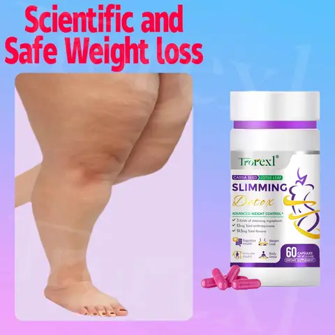 Herbal Cassia Seed & Lotus Leaf Capsules Weight Loss Support ,Promotes Fullness,Night Burning