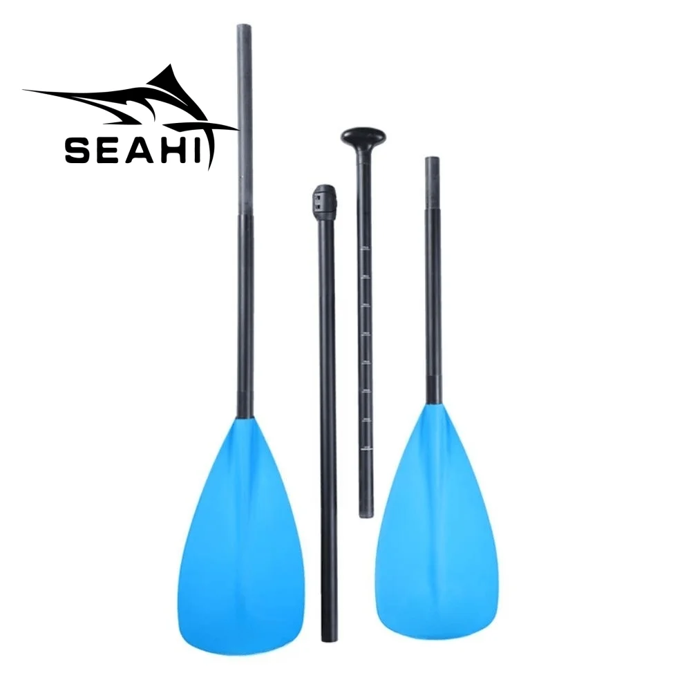 2023 New Glass Fiber SUP Rowing 4-Section Adjustable Vertical Rowing Weight Light Canoe Canoe Vertical Surfboard