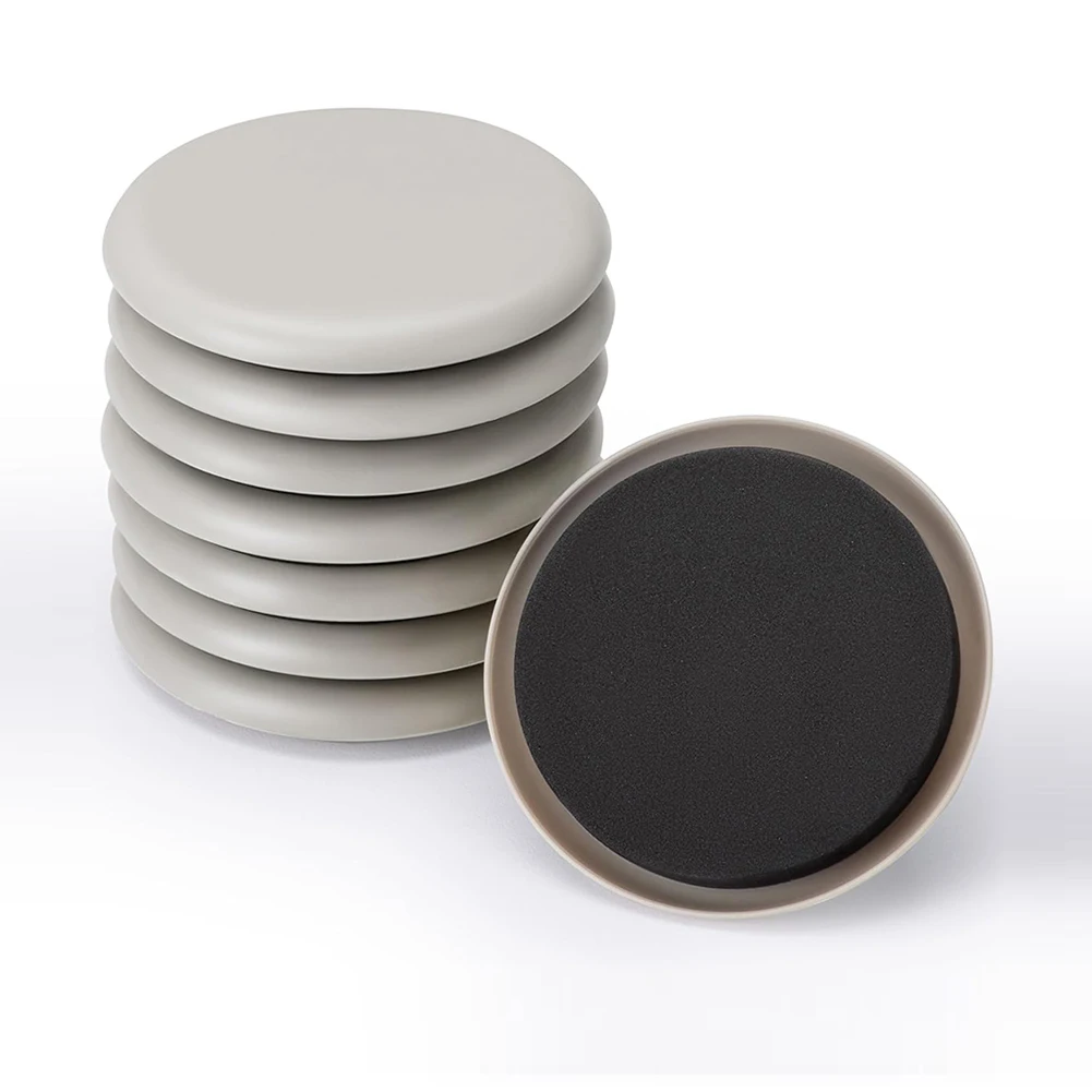 8Pcs Furniture Sliders Furniture Leg Slider Pad Self-Adhesive Furniture Moving Pads for Carpet & Hardwood Floors