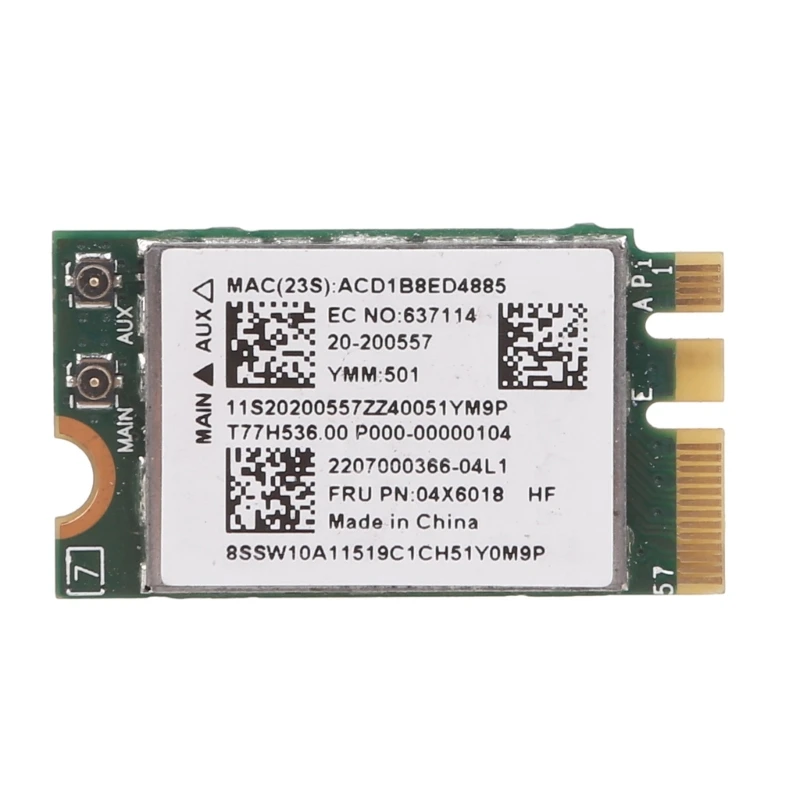 

K1AA M.2 NGFF Wireless Network Card, BCM943142Y Bluetooth-compatible 2.4GHz Single-Band Wireless LAN Card