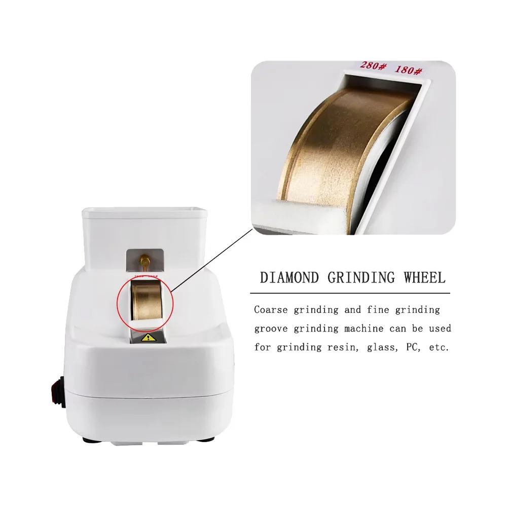 Penggiling Lensa Manual Edger Tangan Optik Roda Gerinda Lensa 3 In 1 Batu Tangan Optik-LG 5B