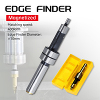 Mechanical 10MM HSS Edges Finder For Milling Lathe Machine Touches Point Sensor Including Milling Cutter