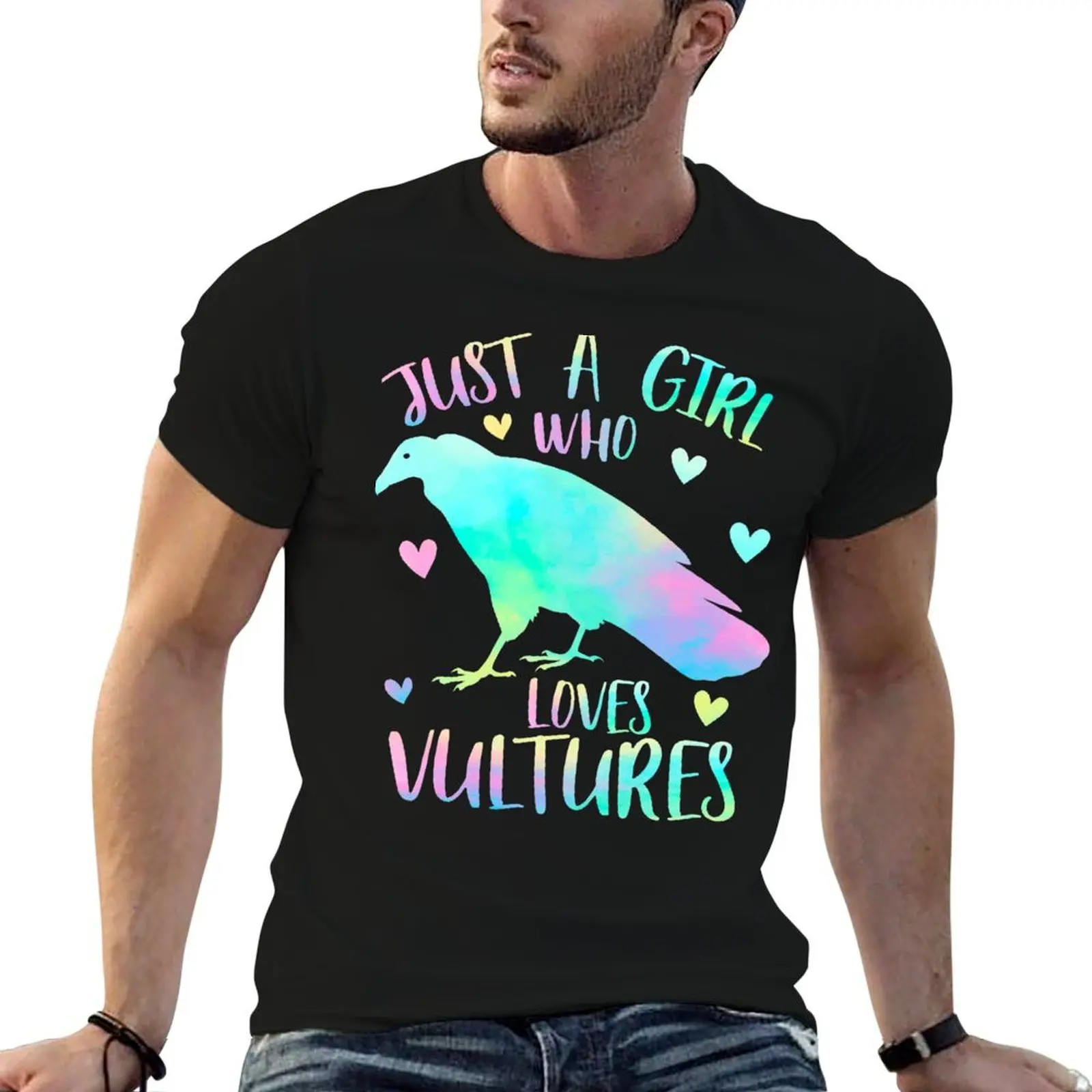 

Just a Girl who loves Vultures T-Shirt man t shirt luxury t shirt man casual t shirt man cotton T-Shirt