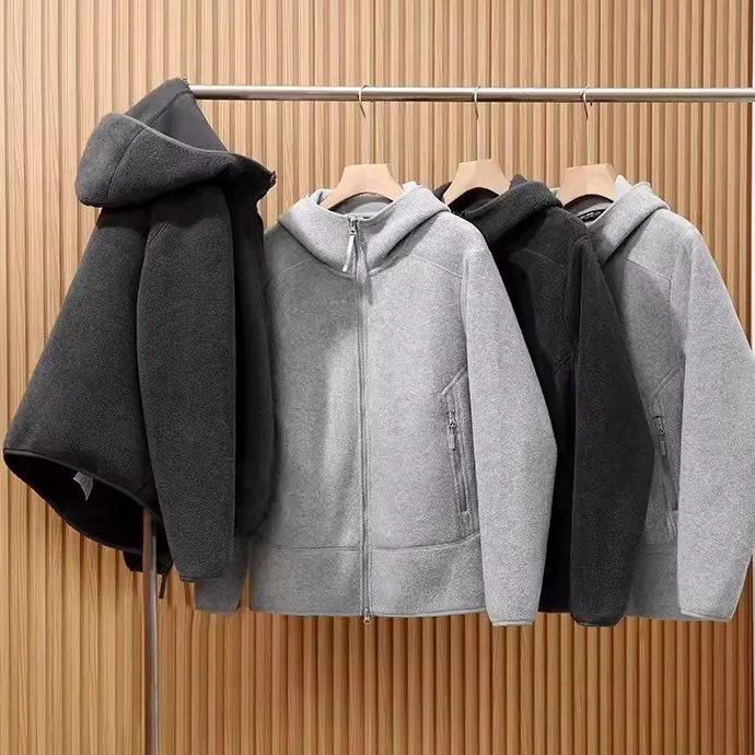 

Мужская зимняя куртка Thiened Outdoor с капюшоном, теплая, не пышная, на молнии, стандартной длины